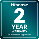 Hisense 3S Series WF3S1043BB3 10.5kg 1400 Spin WiFi-Enabled Freestanding Washing Machine Black