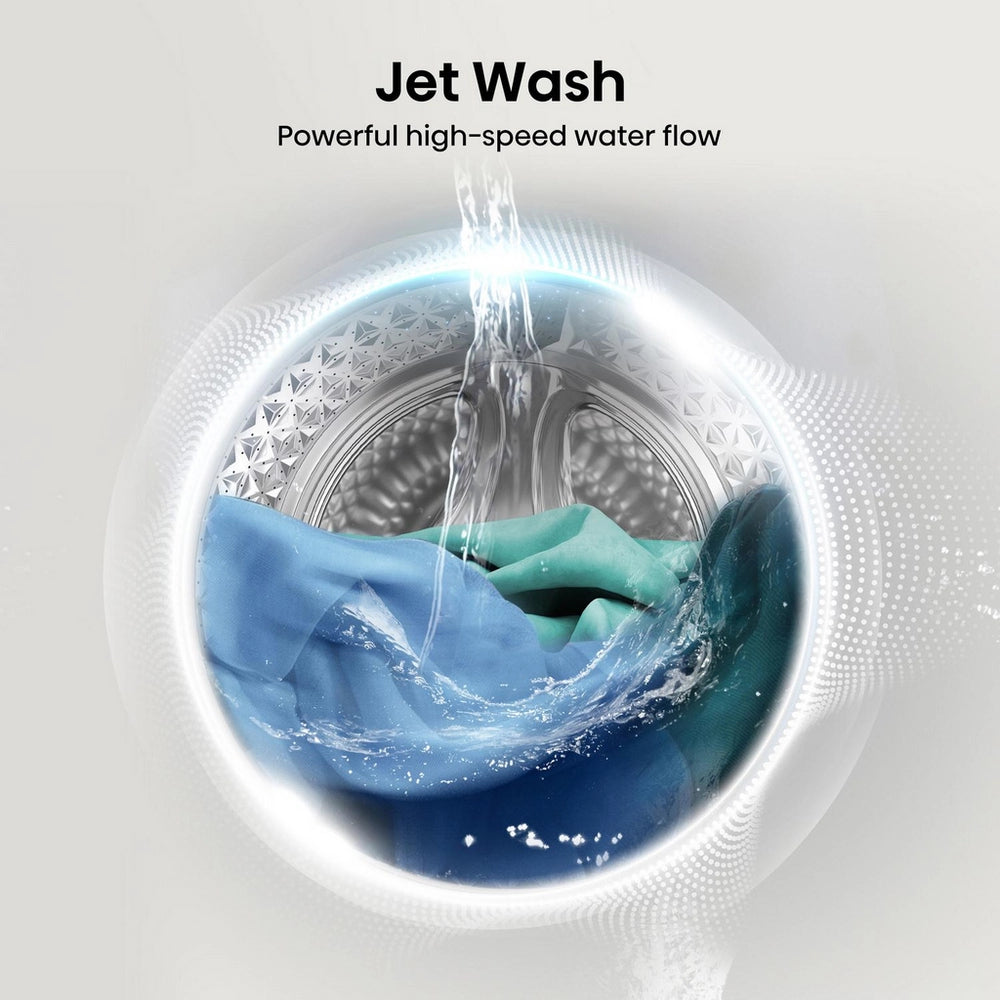 Hisense 3S Series WF3S8043BB3 WiFi-enabled 8kg 1400 Spin Washing Machine Black - A Rated Black