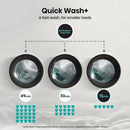 Hisense 3S Series WF3S8043BB3 WiFi-enabled 8kg 1400 Spin Washing Machine Black - A Rated Black