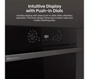 Hisense BI622ABPGUK Hi4 59.5cm Built In Plug & Play Electric Single Steam Oven Jet Black