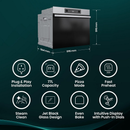 Hisense BI622AXPGUK Hi4 59.5cm Built In Electric Single Oven Stainless Steel