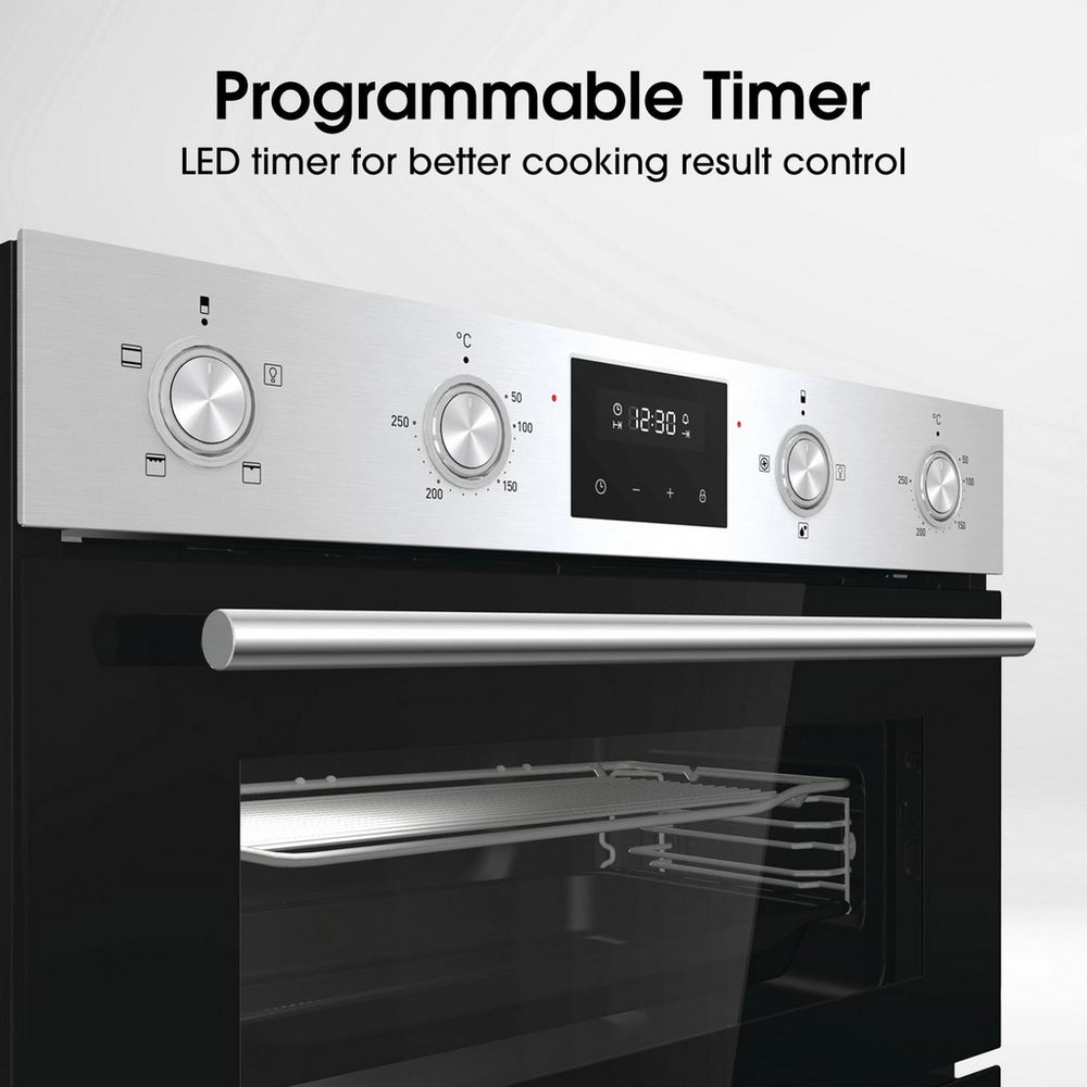 Hisense BID99222CXUK Built In Electric Double Oven Stainless Steel - A Rated