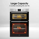 Hisense BID99222CXUK Built In Electric Double Oven Stainless Steel - A Rated