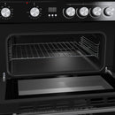 Hisense HDE3211BBUK 60cm Double Oven Electric Cooker with Ceramic Hob Black - A+ Rated Black