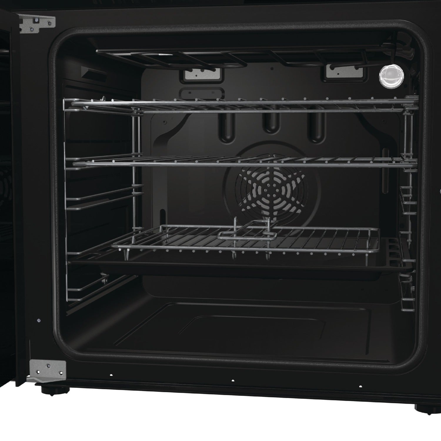 Hisense HDE3211BBUK 60cm Double Oven Electric Cooker with Ceramic Hob Black - A+ Rated