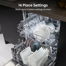 Hisense Hi4 HS642D90WUK Freestanding Full-Size Dishwasher 14 Place Settings White
