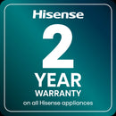 Hisense Hi6 BUD714221CX 54/38L Built Under Electric Double Oven Stainless Steel - A Rated