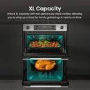 Hisense Hi6 BUD714221CX 54/38L Built Under Electric Double Oven Stainless Steel - A Rated