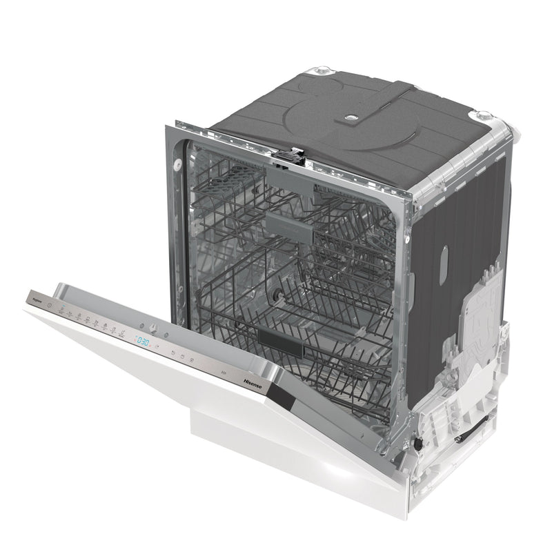 Hisense HV673C60UK WiFi Connected Fully Integrated Full Size Dishwasher - 16 Place Settings