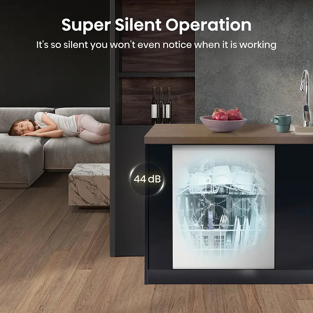 Hisense HV673C60UK WiFi Connected Fully Integrated Full Size Dishwasher - 16 Place Settings