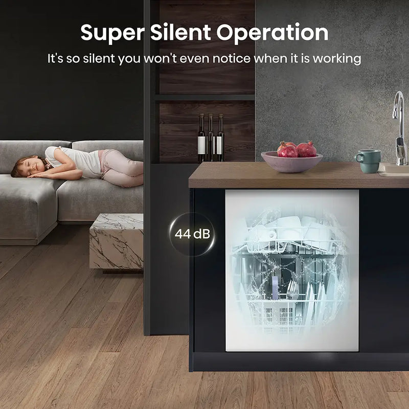 Hisense HV673C60UK WiFi Connected Fully Integrated Full Size Dishwasher - 16 Place Settings