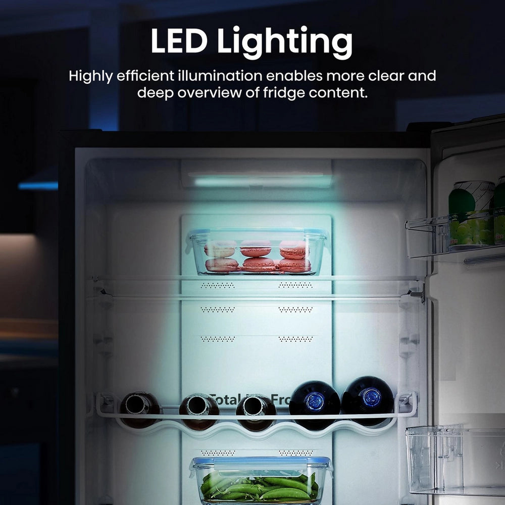 Hisense RB327N4ABD 256L Freestanding Frost Free Fridge Freezer - Black