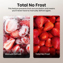 Hisense RB327N4ABD 256L Freestanding Frost Free Fridge Freezer - Black