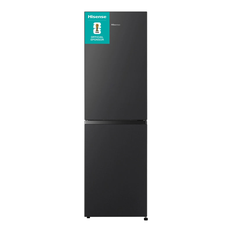 Hisense RB327N4ABD 256L Freestanding Frost Free Fridge Freezer - Black