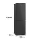 Hisense RB327N4BBE Frost Free Freestanding Fridge Freezer Black Black
