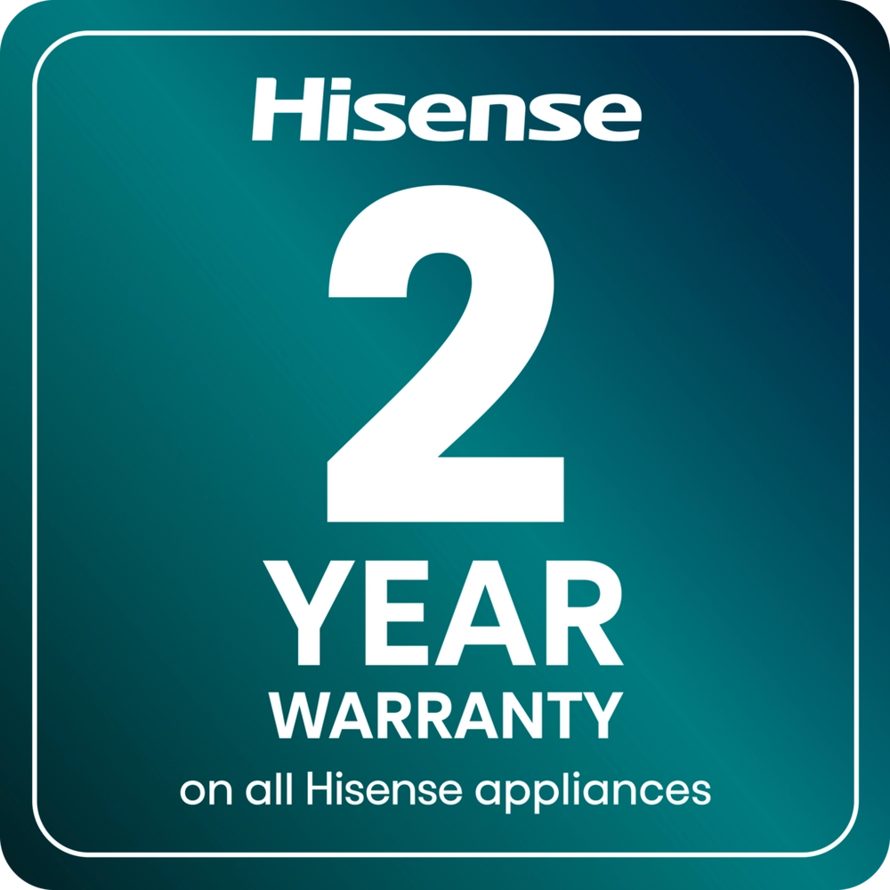 Hisense RB395N4BCE 60/40 Total No Frost Fridge Freezer Stainless Steel - E Rated