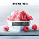 Hisense RB395N4BCE 60/40 Total No Frost Fridge Freezer Stainless Steel - E Rated