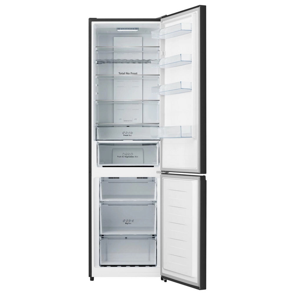 Hisense RB435N4BFE 60/40 Frost Free Fridge Freezer Black - E Rated Black