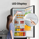Hisense RB435N4BFE 60/40 Frost Free Fridge Freezer Black - E Rated Black