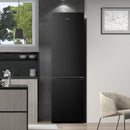 Hisense RB435N4BFE 60/40 Frost Free Fridge Freezer Black - E Rated