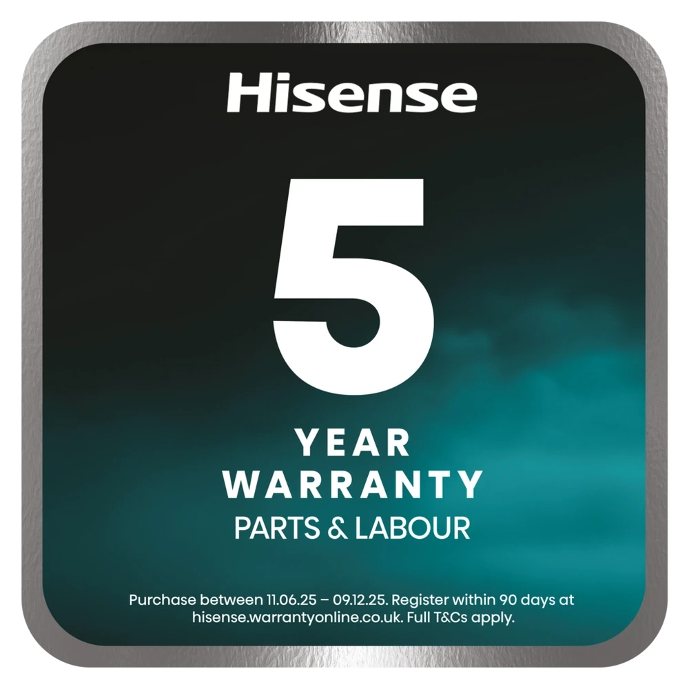 Hisense RF749N4SWFE PureFlat Non-Plumbed Total No Frost American Fridge Freezer - Black Stainless Steel Black