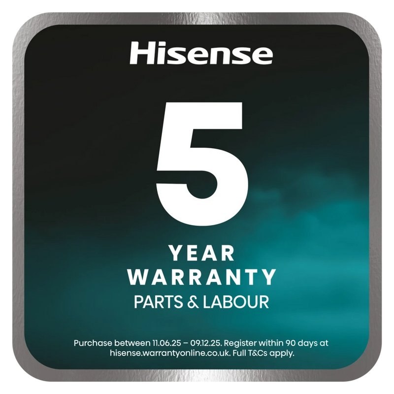 Hisense RF749N4SWFE PureFlat Non-Plumbed Total No Frost American Fridge Freezer - Black Stainless Steel Black