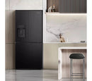 Hisense RQ5P470SYFD PureFlat Non-Plumbed Total No Frost American Fridge Freezer Black