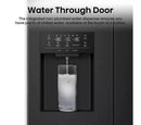 Hisense RQ5P470SYFD PureFlat Non-Plumbed Total No Frost American Fridge Freezer Black