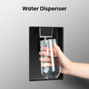 Hisense RS840N4WCE Freestanding Frost Free American Fridge Freezer Stainless Steel