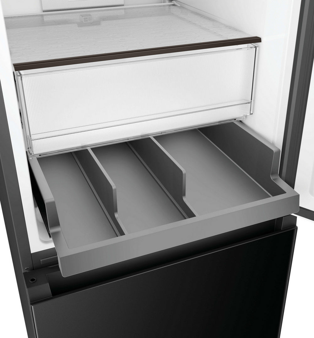 Hoover H-Combi 300 HONCQ3T518ENTK 185cm 50/50 Freestanding Total No Frost Fridge Freezer Black