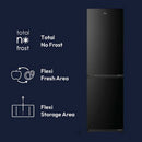 Hoover H-Combi 300 HONCQ3T518ENTK 185cm 50/50 Freestanding Total No Frost Fridge Freezer Black