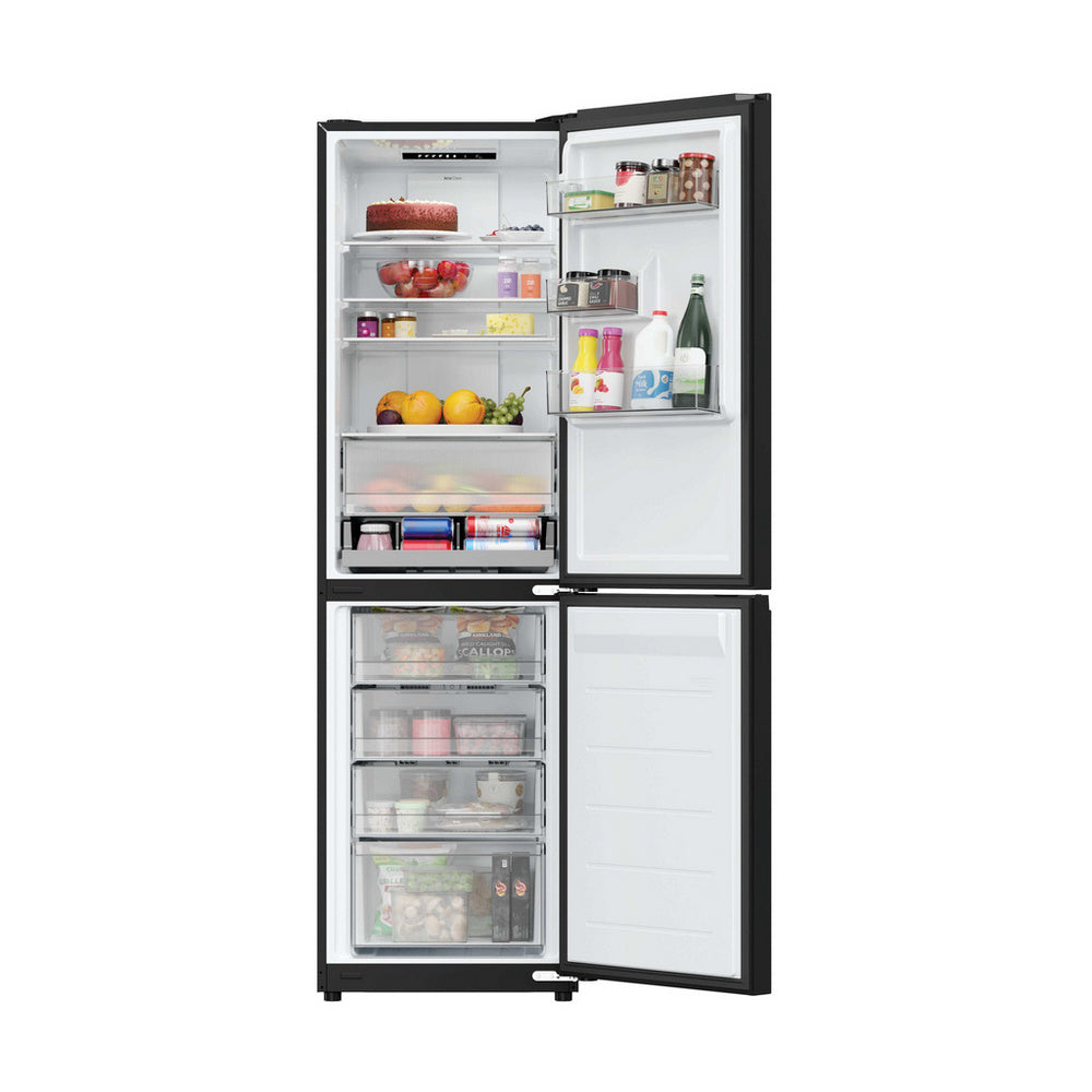 Hoover H-Combi 300 HONCQ3T518ENTK 185cm 50/50 Freestanding Total No Frost Fridge Freezer Black