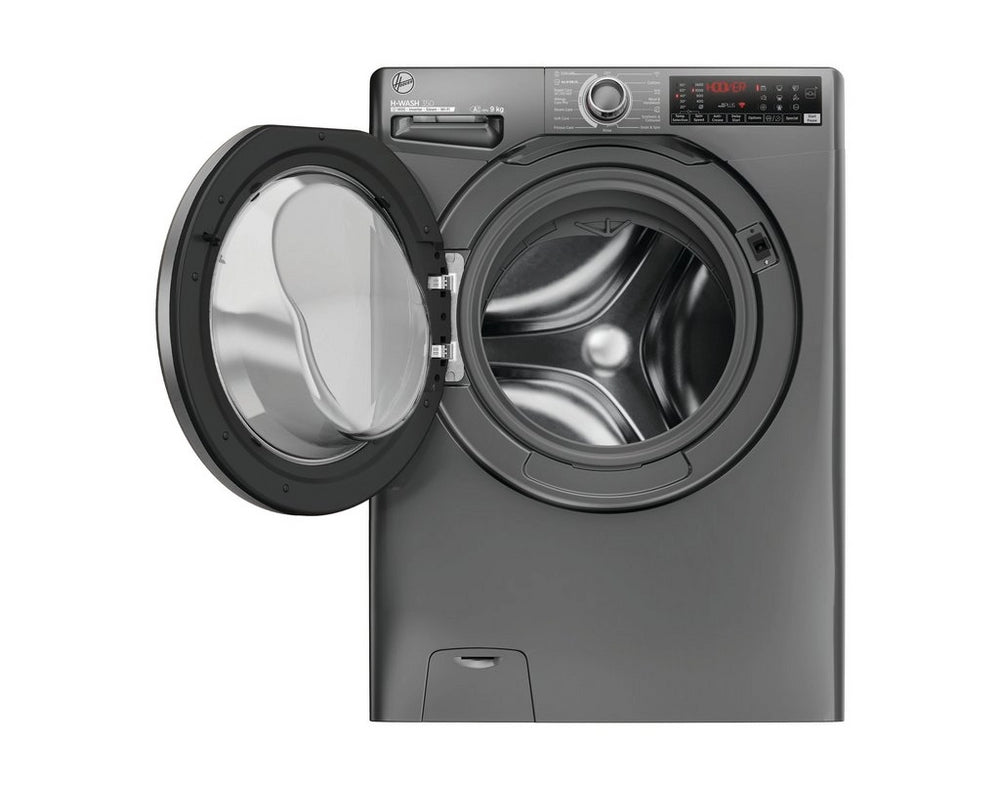 Hoover H3WPS496TMRR6 9kg 1400 Spin Washing Machine Graphite - Ex-Display Clearance