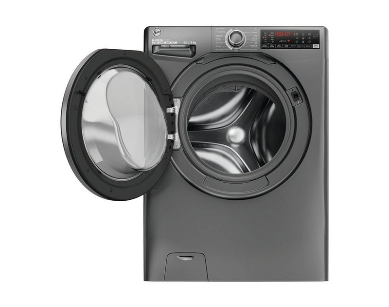 Hoover H3WPS496TMRR6 9kg 1400 Spin Washing Machine Graphite - Ex-Display Clearance