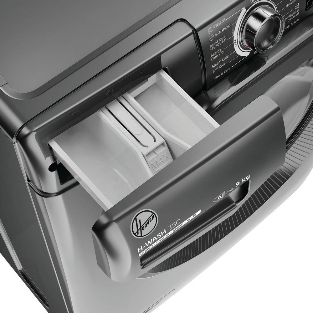 Hoover H3WPS496TMRR6 9kg 1400 Spin Washing Machine Graphite - Ex-Display Clearance