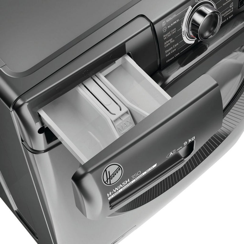 Hoover H3WPS496TMRR6 9kg 1400 Spin Washing Machine Graphite - Ex-Display Clearance
