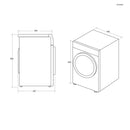 Hoover HLE C10DE-80 H-Dry 300 LITE 10kg Freestanding Condenser Tumble Dryer - White White