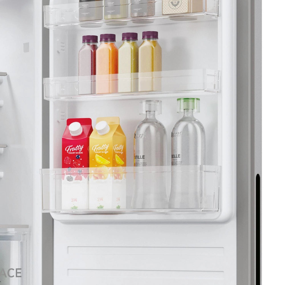 Hoover HVT3CLECKIHS-1 55cm Low Frost Fridge Freezer Silver Silver
