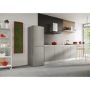 Hoover HVT3CLECKIHS-1 55cm Low Frost Fridge Freezer Silver Silver