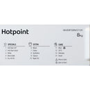 Hotpoint BIWMHG81485UK Integrated 8kg 1400 Spin Washing Machine