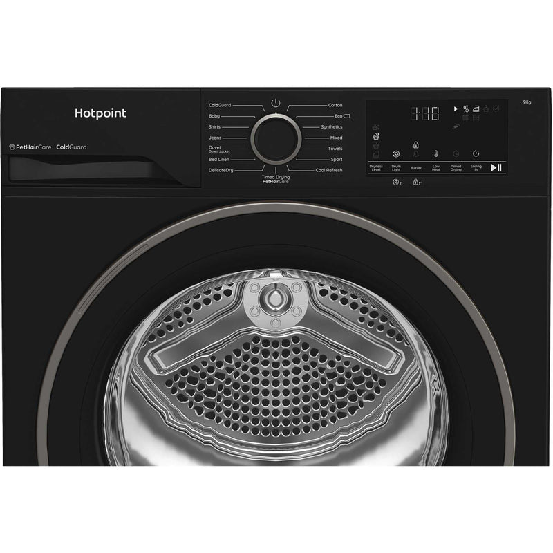Hotpoint CHD93MBBUK 9kg Heat Pump Tumble Dryer With PetHairCare Black