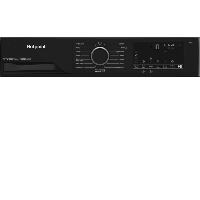 Hotpoint CHD93MBBUK 9kg Heat Pump Tumble Dryer With PetHairCare Black