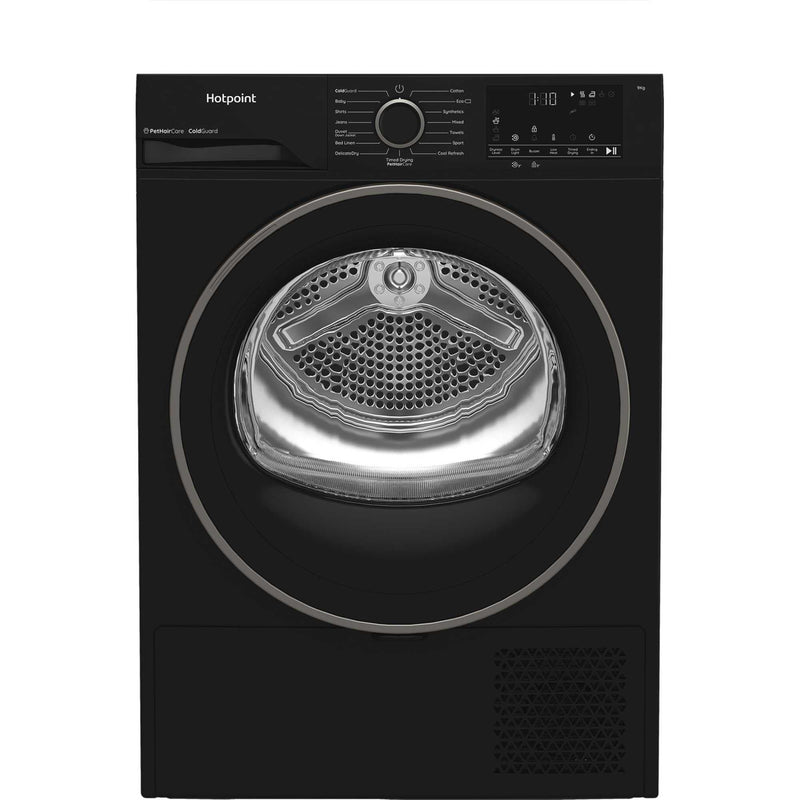 Hotpoint CHD93MBBUK 9kg Heat Pump Tumble Dryer With PetHairCare Black