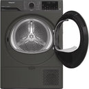 Hotpoint CHD94MGBSUK Fabric Care 9kg Heat Pump Tumble Dryer with HomeWhiz Grey