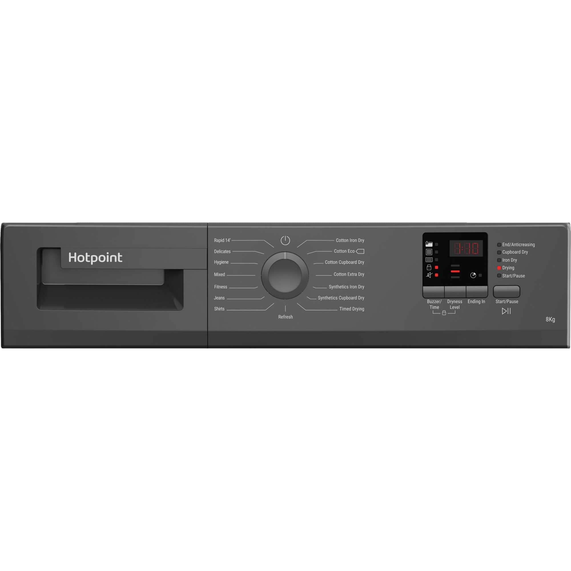 Hotpoint CHDC82GGGDUK 8kg Condenser Tumble Dryer With SensorDry Graphite