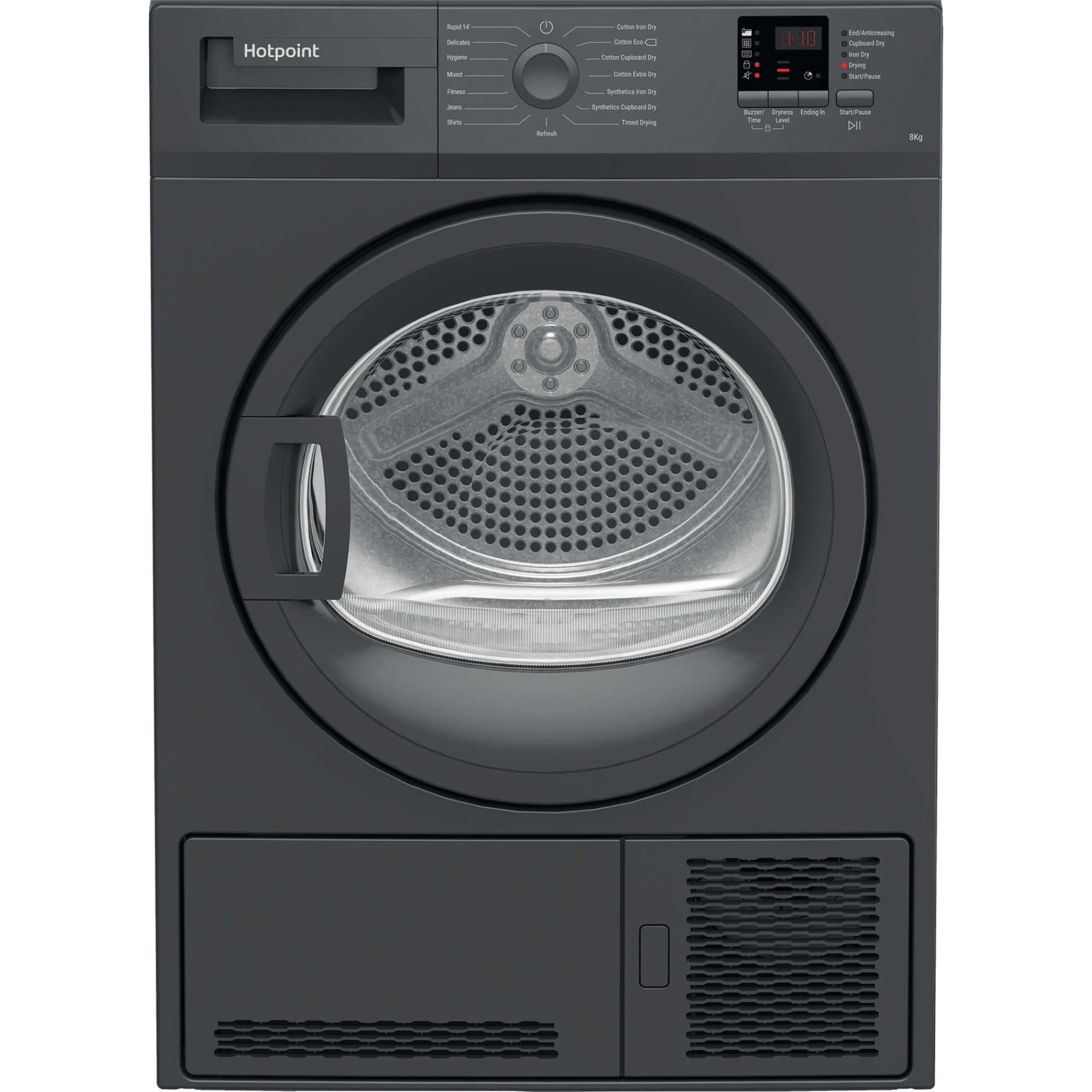 Hotpoint CHDC82GGGDUK 8kg Condenser Tumble Dryer With SensorDry Graphite