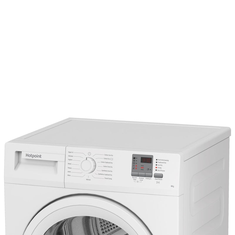 Hotpoint CHDC82WWGDUK 8KG Condenser Tumble Dryer Black
