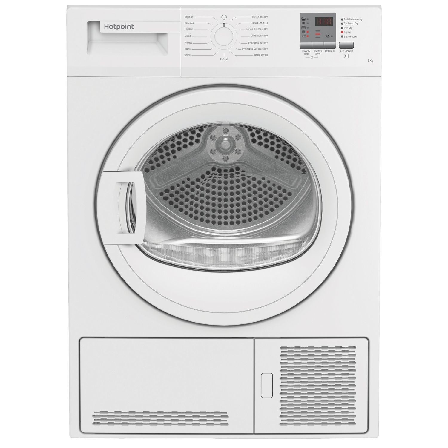 Hotpoint CHDC82WWGDUK 8KG Condenser Tumble Dryer Black