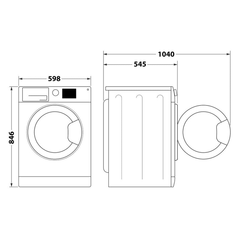 Hotpoint CHSD82MBBUK 8kg Heat Pump Tumble Dryer with Pet Hair Care Black