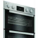 Hotpoint DIH10DIX Built In Electric Double Oven with Enamel Liners Stainless Steel